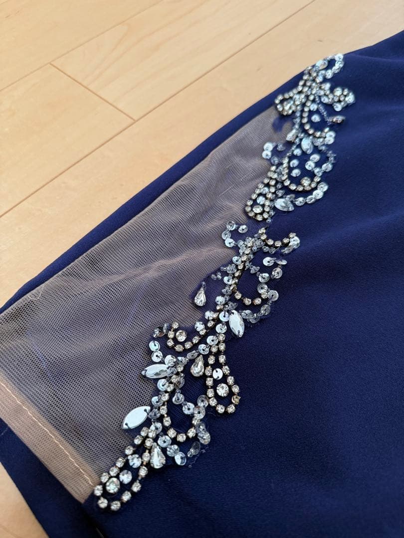 IRMA✩ネイビー✩ドレス✩キャバドレス✩ビジュー