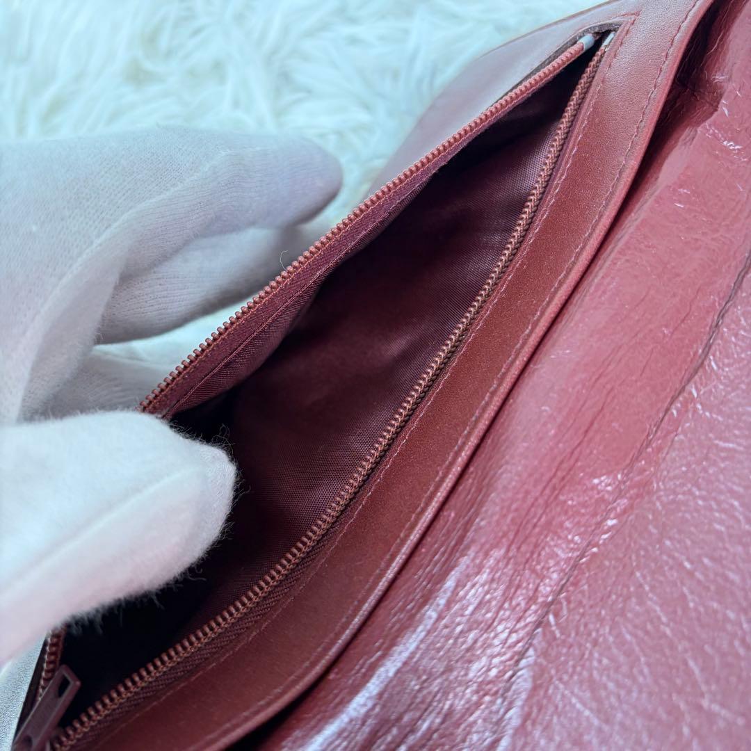 未使用・展示品✨Cartier　カルティエ　マスト　がま口　長財布　ボルドー