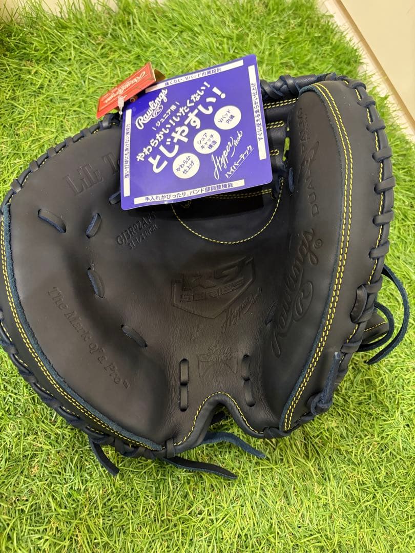 ローリングス 軟式 少年 左 キャッチャー ミット GJ3R92AFS ネイビー