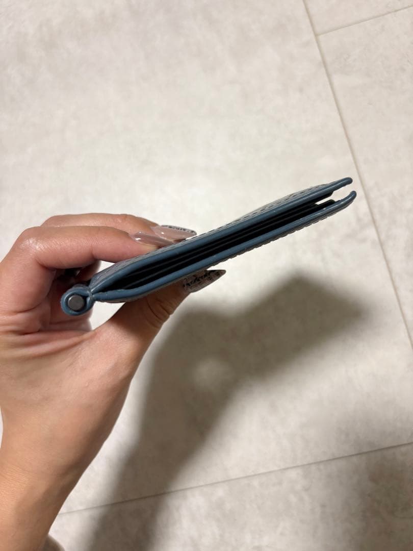 BOTTEGA VENETA ブルー　マネークリップ