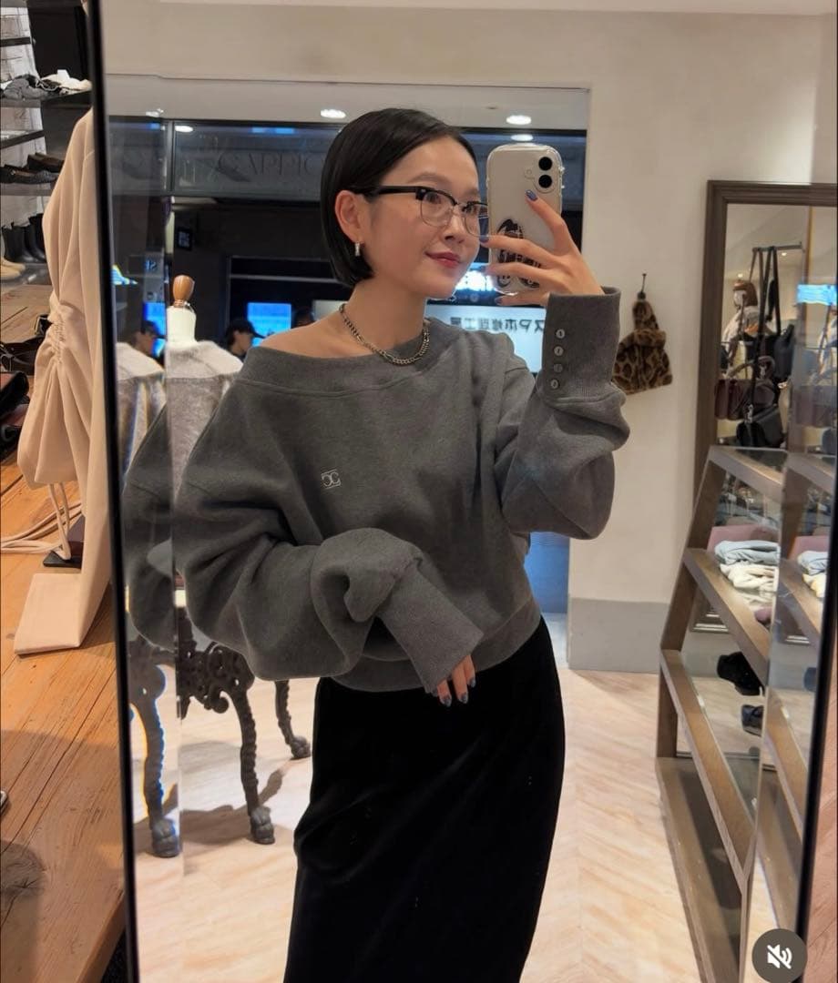 【CAPRICIEUX LE’MAGE】1ポンドボンディングスウェット