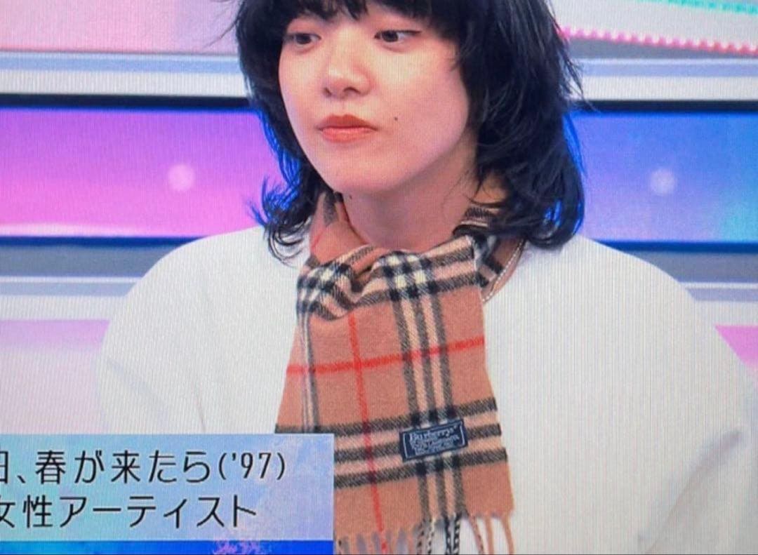 【美品】Burberrys バーバリーズ　カシミヤ マフラー　ノバチェック　茶