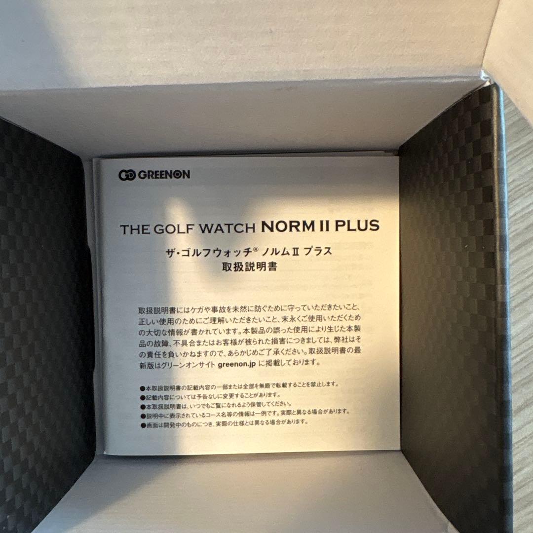新品　THE GOLF WATCH NORM II PLUS