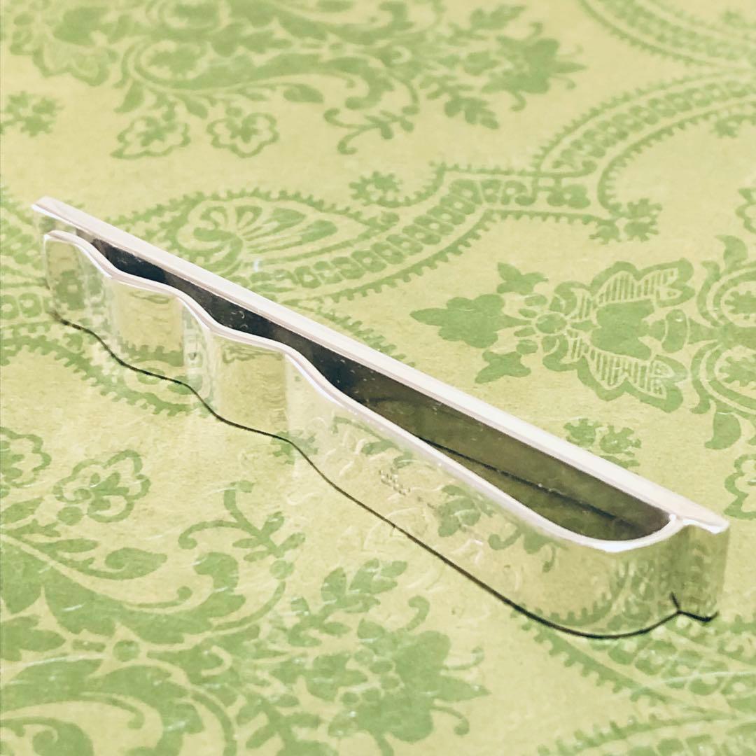 GUCCI Gロゴ ネクタイピン ダイバー シルバー J251027