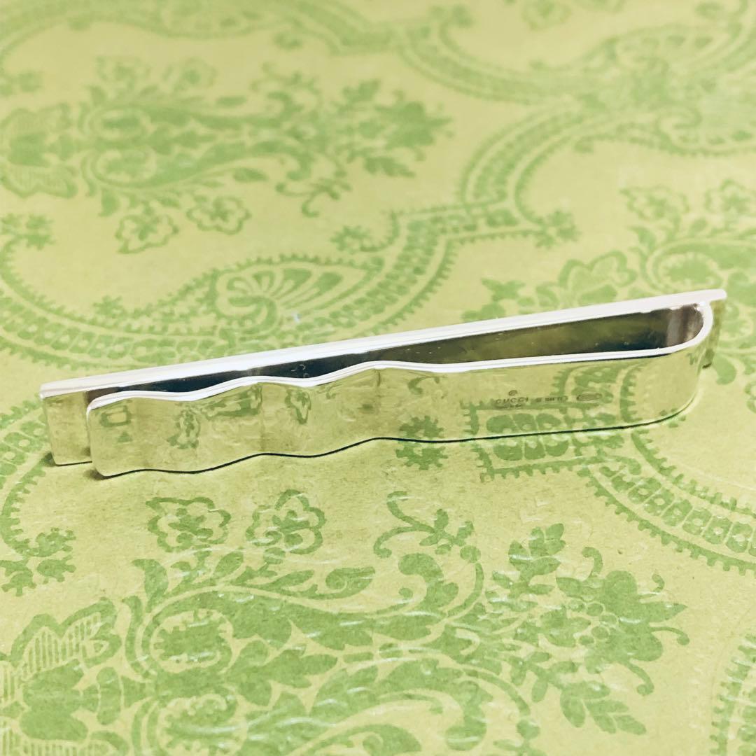 GUCCI Gロゴ ネクタイピン ダイバー シルバー J251027