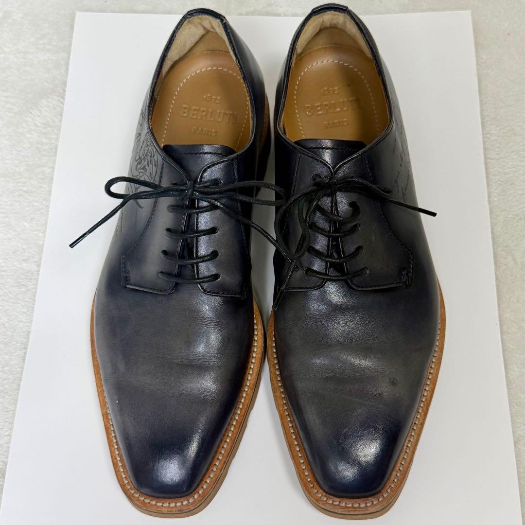 ベルルッティ レザーシューズ カリグラフィー アレッシオ パティーヌ サイズ7