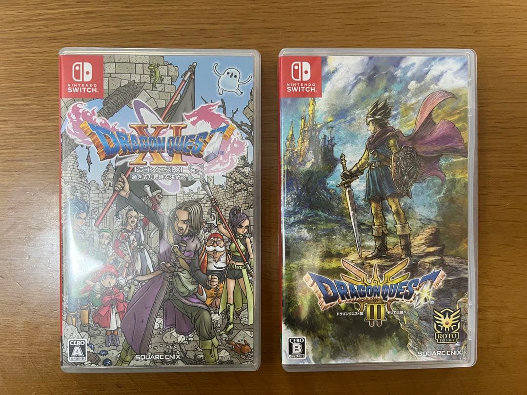 【美品】Switch ドラゴンクエスト3＆ドラゴンクエスト11 S ２本セット