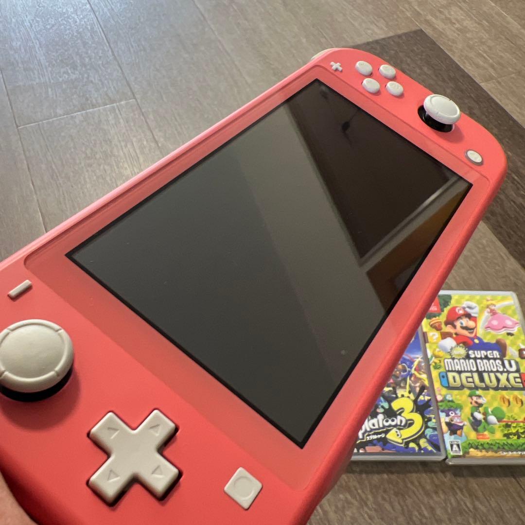 Nintendo switch lite コーラル