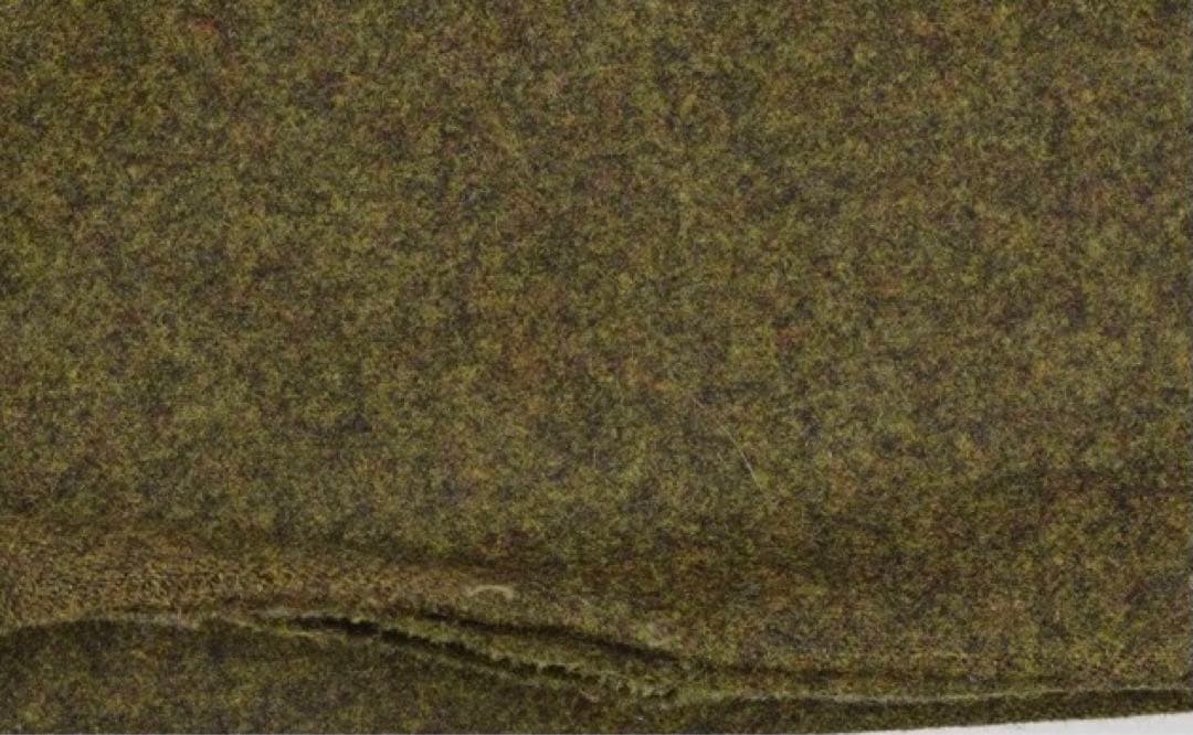 【希少】イートウツ 厚手ウールパンツ 緑 ワイドパンツ カーキ