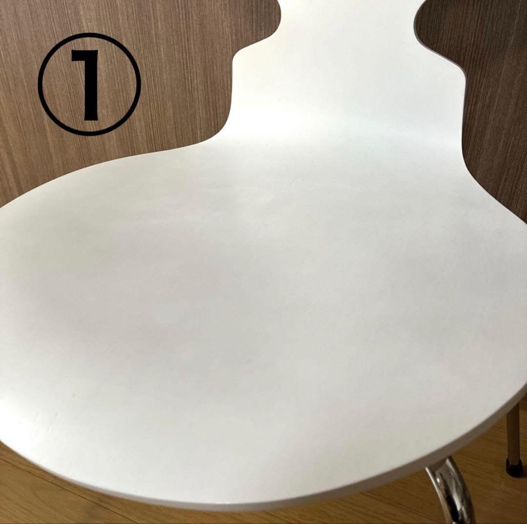 Taku Fritz Hansen アリンコチェア ホワイト 美品 2脚