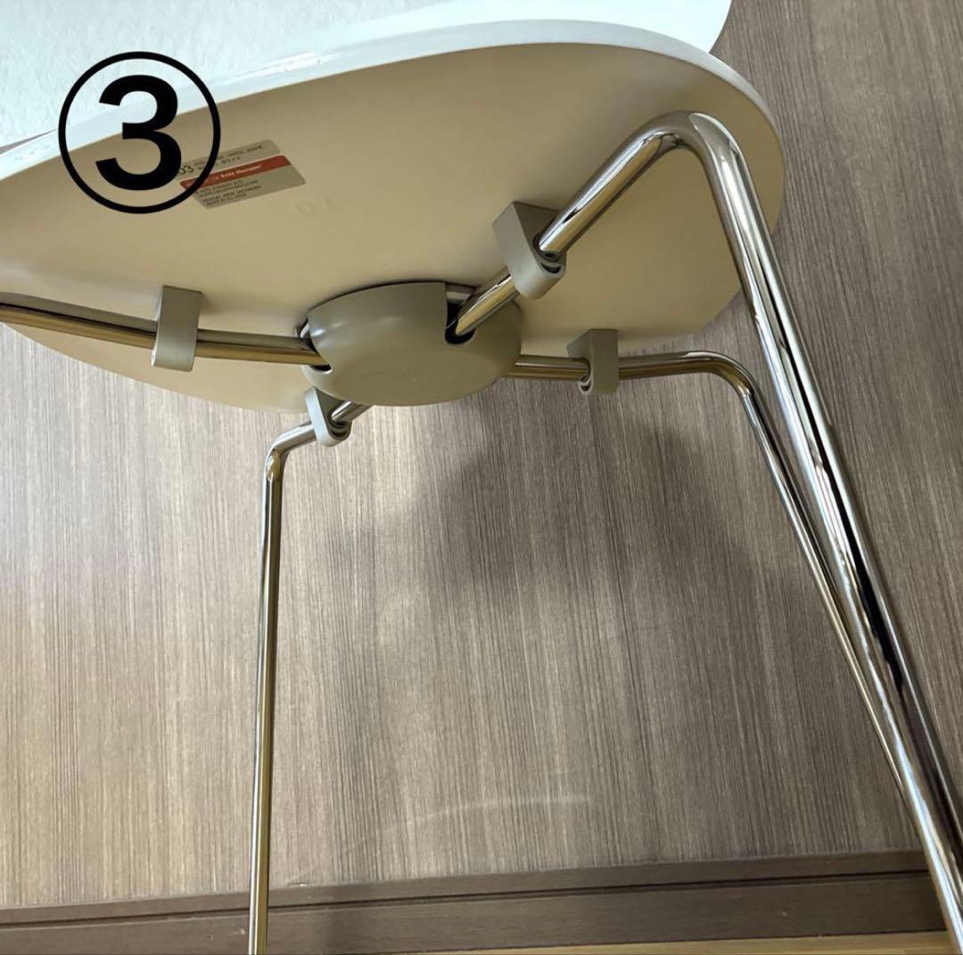 Taku Fritz Hansen アリンコチェア ホワイト 美品 2脚