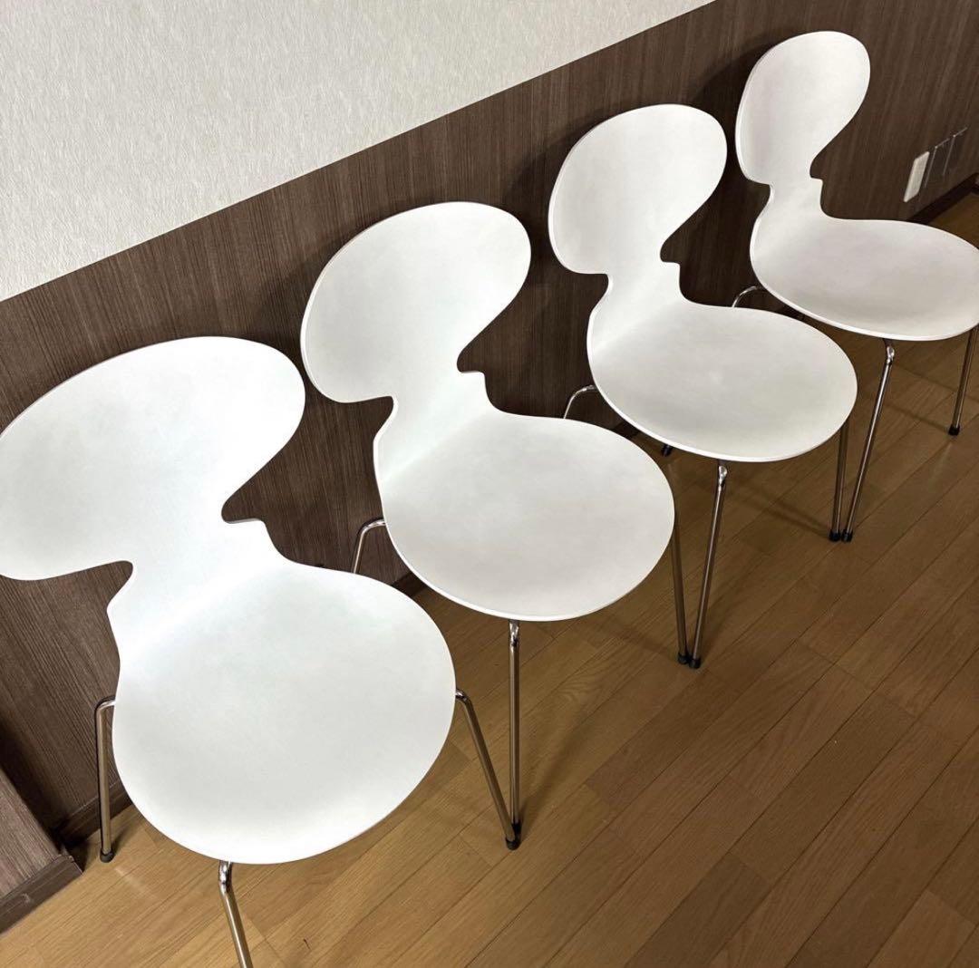 Taku Fritz Hansen アリンコチェア ホワイト 美品 2脚