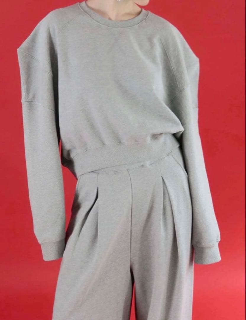 【美品】金子綾さん愛用 AMOMMA スウェット グレー