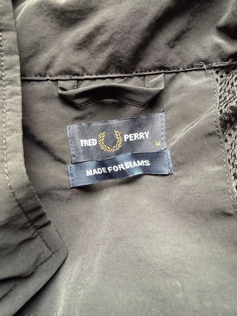 【美品】フレッドペリー　ビームス別注　ブラック FRED PERRY BEAMS