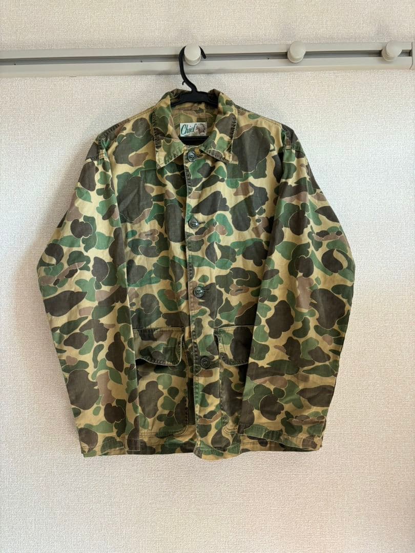 vintage 60s 70s カバーオール　Chief カモフラ