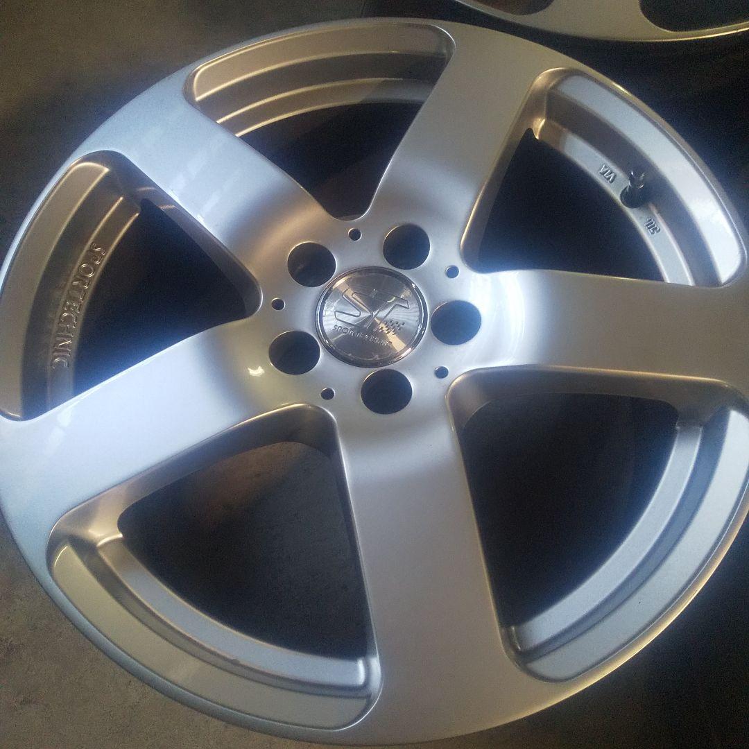 送料無料 ベンツ アルミ SPORTECHNIC 18×8J 5H 112 4本