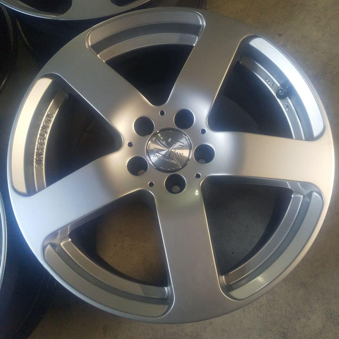 送料無料 ベンツ アルミ SPORTECHNIC 18×8J 5H 112 4本