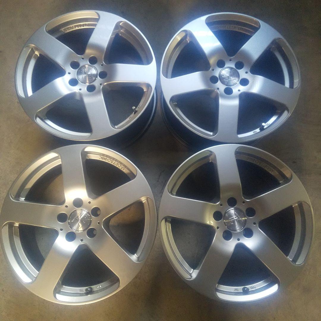 送料無料 ベンツ アルミ SPORTECHNIC 18×8J 5H 112 4本