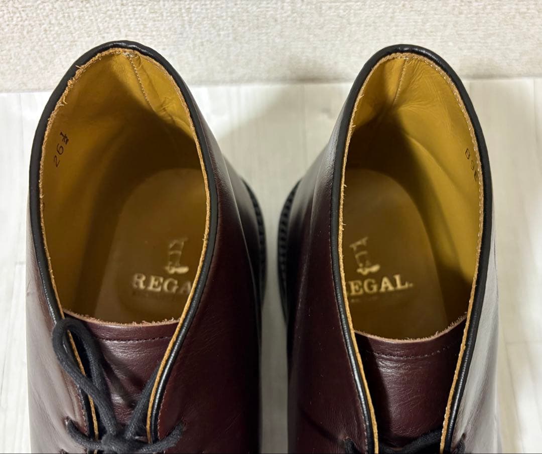 【美品】REGAL リーガル チャッカブーツJM16 261/2 ダークブラウン