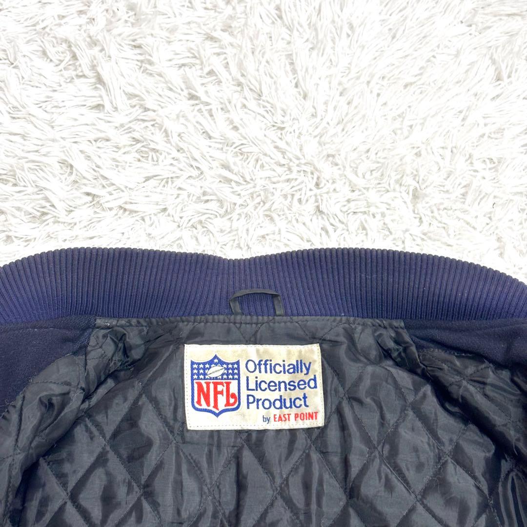 ✨希少✨NFL ダラスカウボーイズ 　　L　紺 スタジャン スーパーボウル記念