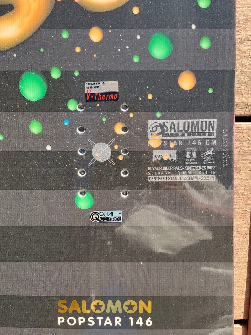 SALOMON POPSTAR 146 スノーボード ビンディングセット