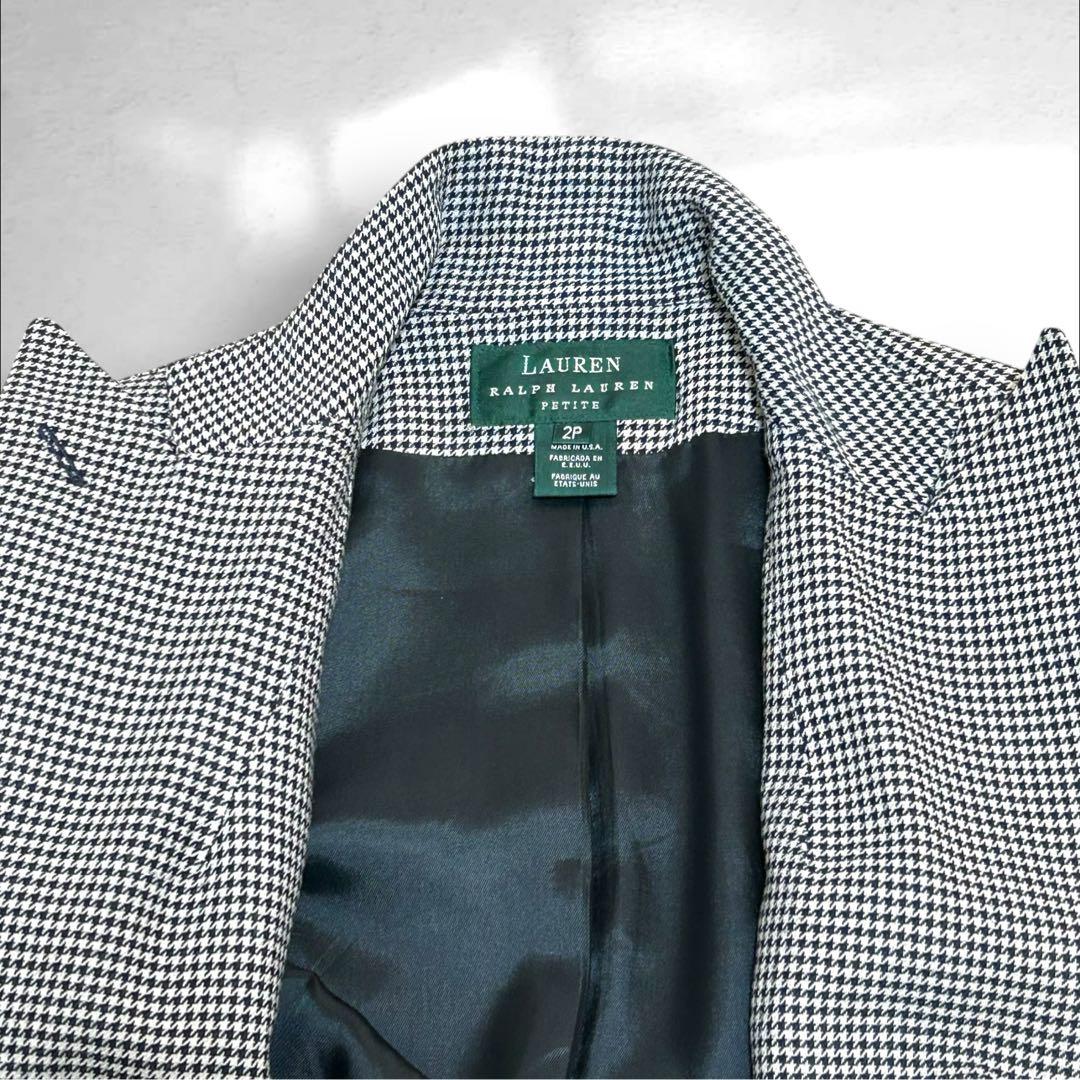 【大人気】ローレンラルフローレン　テーラードジャケット　ギンガムチェック　希少