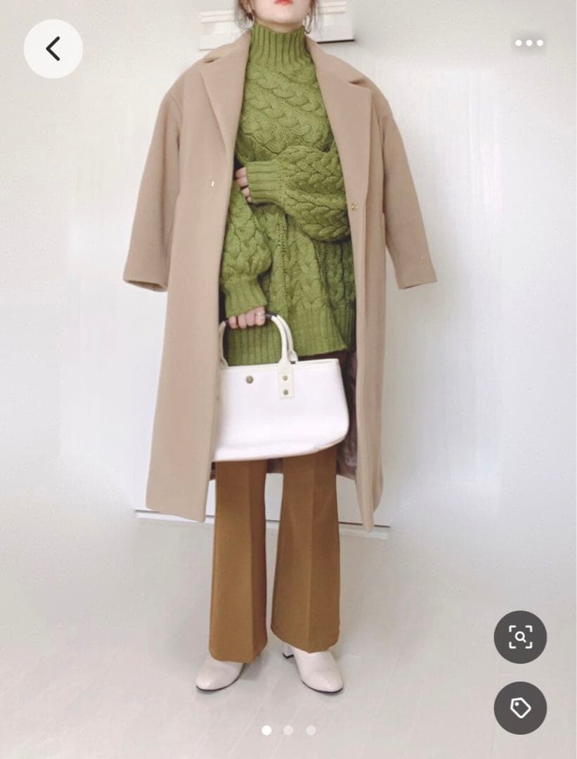 green label relaxing FABRICA チェスターコート XS