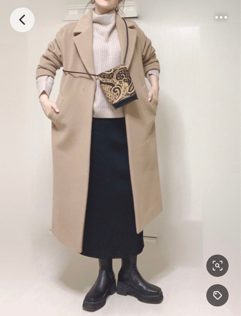 green label relaxing FABRICA チェスターコート XS