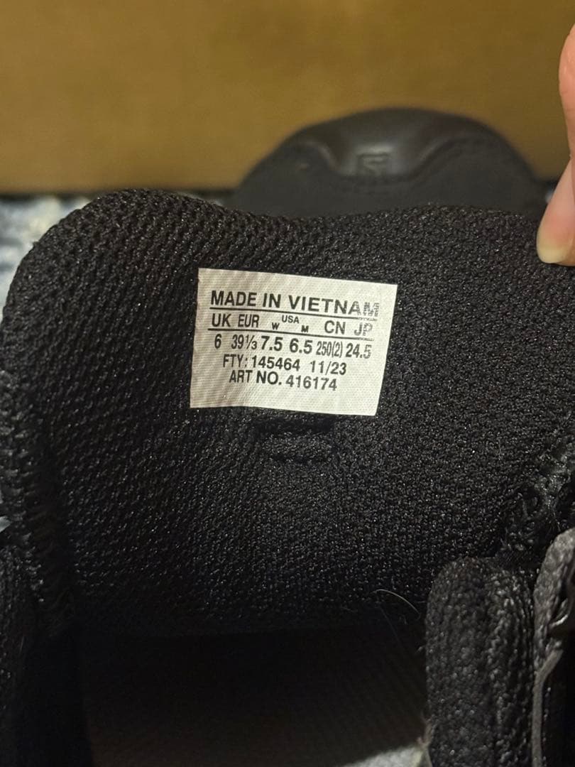 Salomon XA Pro 3D ブラックスニーカー