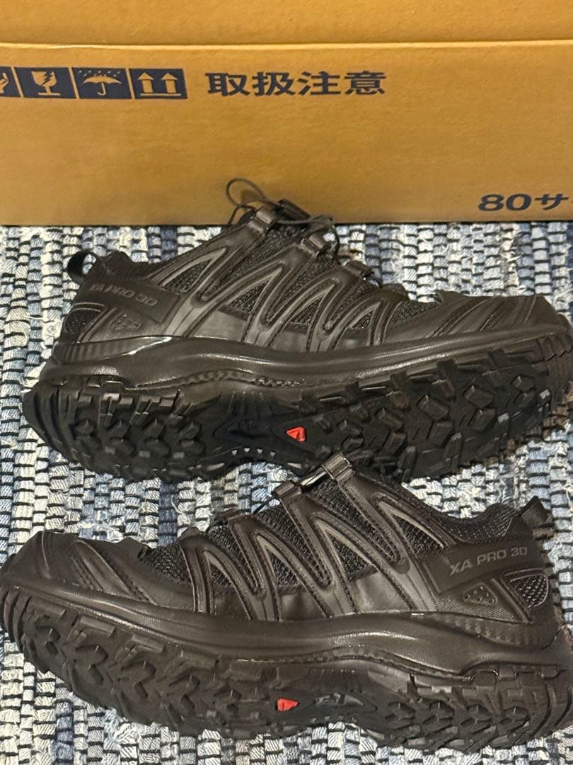 Salomon XA Pro 3D ブラックスニーカー