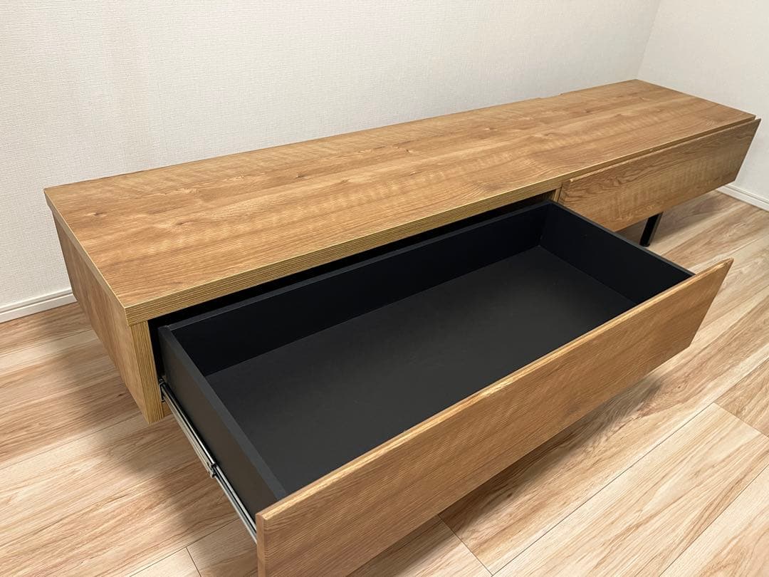 LOWYA【ロウヤ】　ローテレビ台　180cm　シャビーナチュラル