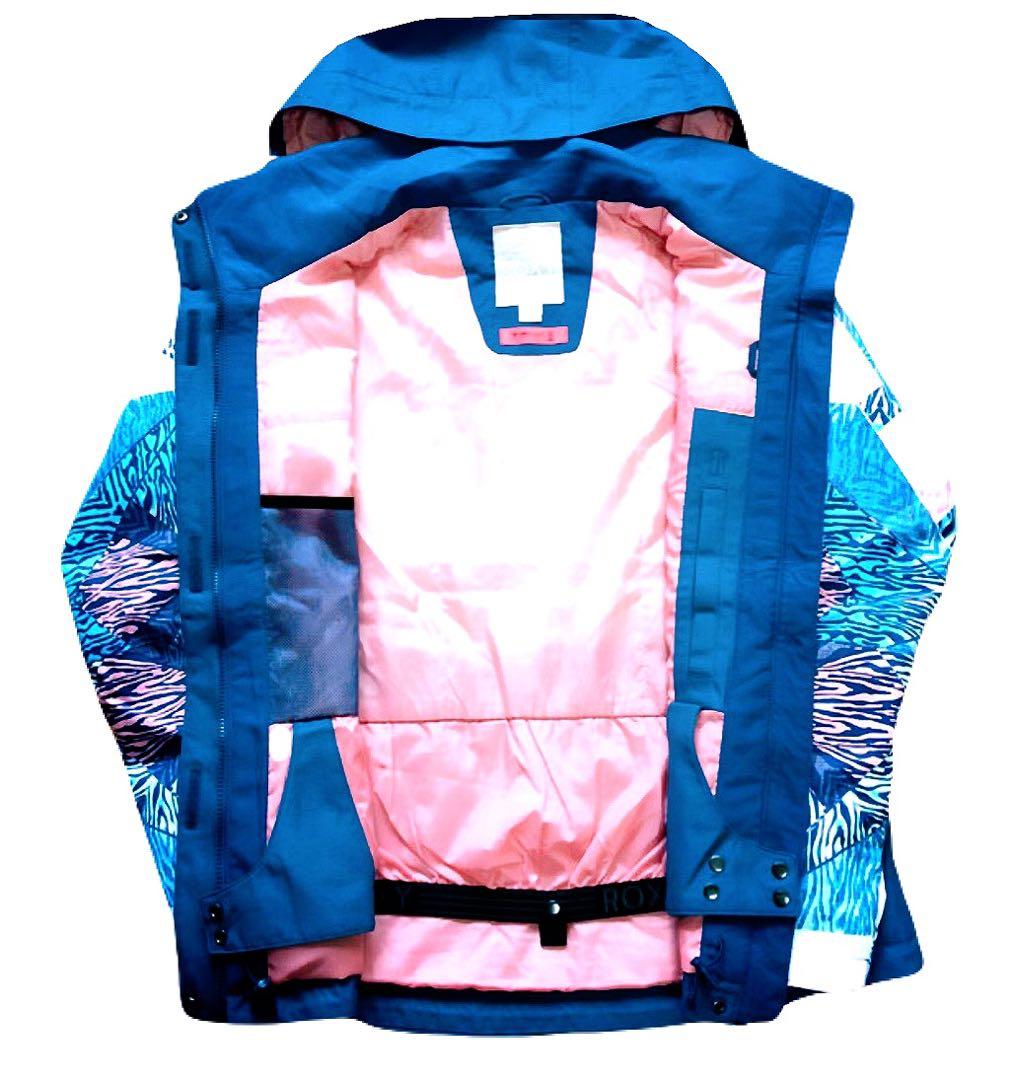 ROXY スキーウェア ジャケット スノーウェア アニマル ゼブラ 幾何学模様