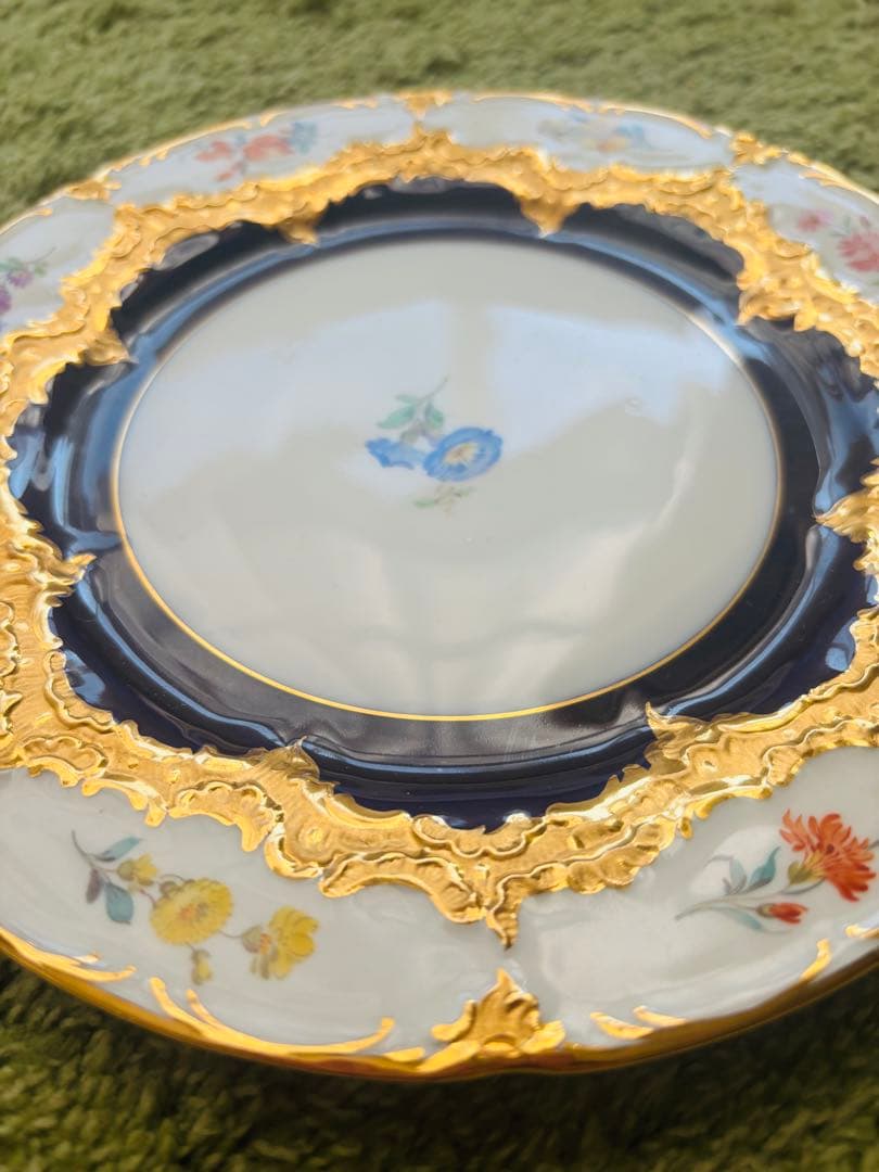 希少　マイセン■Bフォーム　プレート　ペイントナンバー■モカ　200周年記念