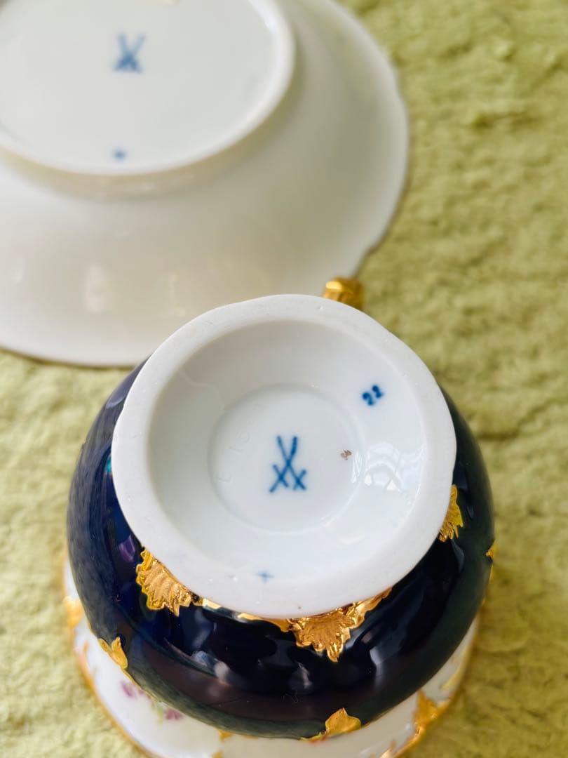 希少　マイセン■Bフォーム　プレート　ペイントナンバー■モカ　200周年記念