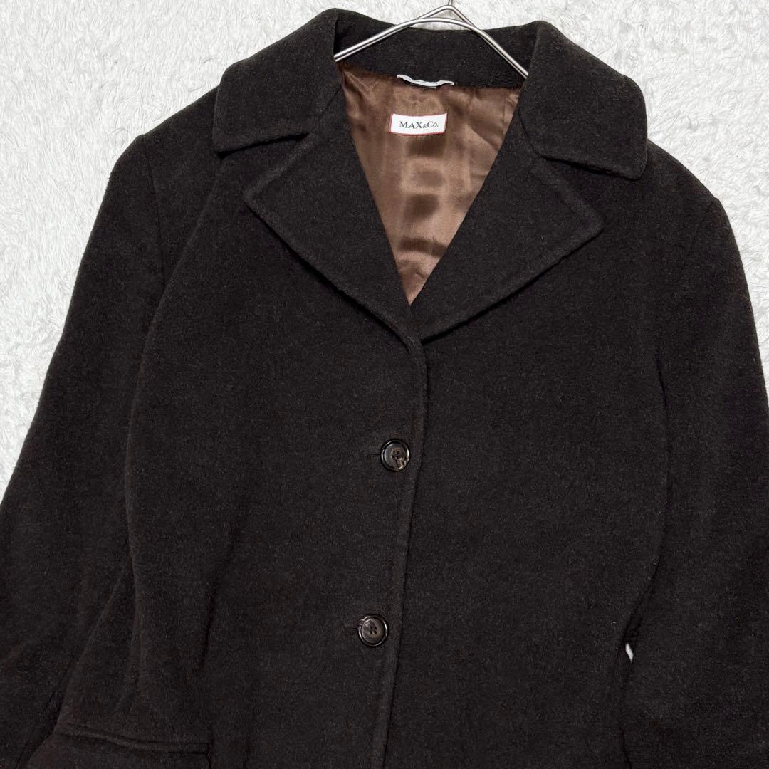 【美品】マックスマーラ Max&co 大きいサイズ ウール コート 上品 高級
