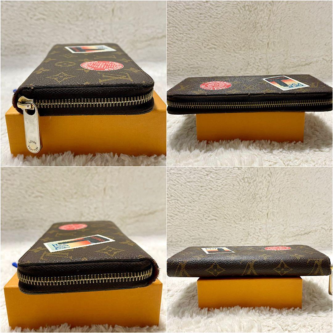 ルイヴィトン モノグラム ステッカー ジッピーウォレット コクリコ M62149