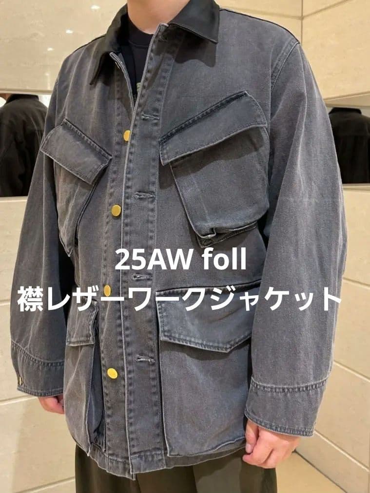【FOLL / フォル】bag spec work jacket ジャケット 2