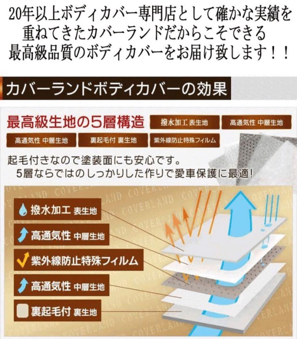 未使用トヨタ　ランドクルーザー300 5層構造　COVERLAND カバーランド