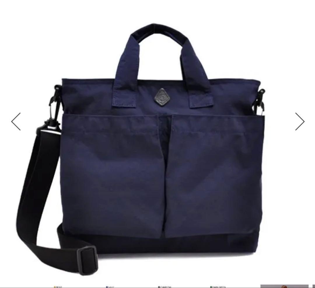 CLEDRANネイビー トートバッグ