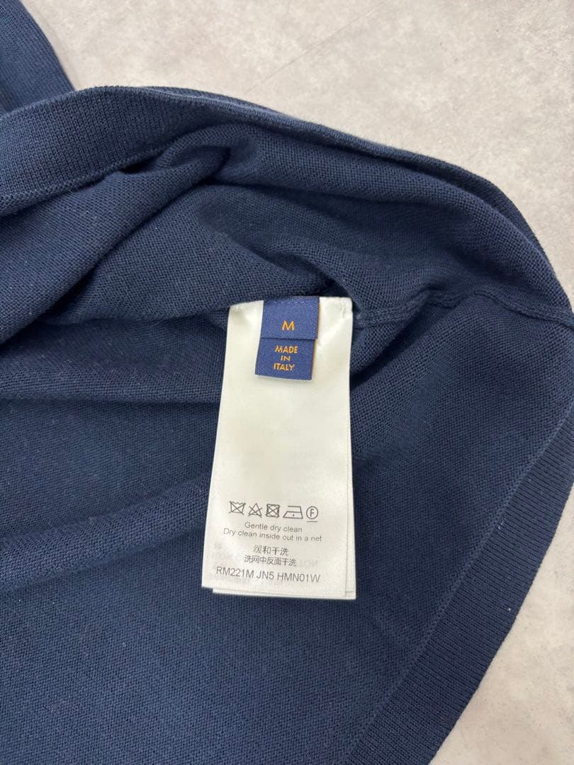 【訳アリ品】Louis Vuitton ハートロゴ Tシャツ ネイビー