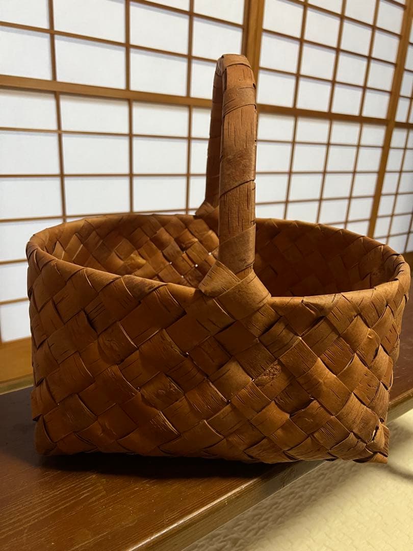 白樺　カゴ　北欧