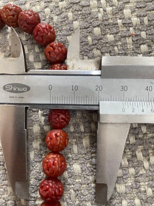 インド　ルドラクシャのネックレス　数珠