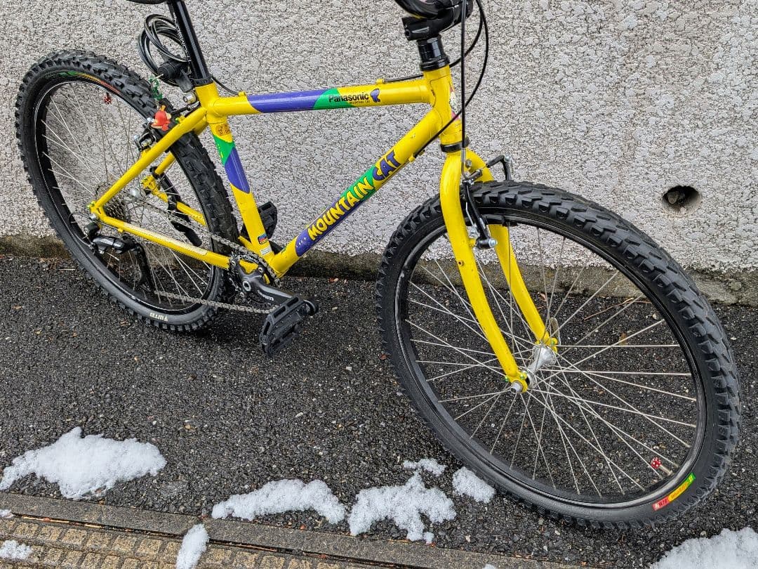 panasonic mountain cat クロモリ　oldmtb