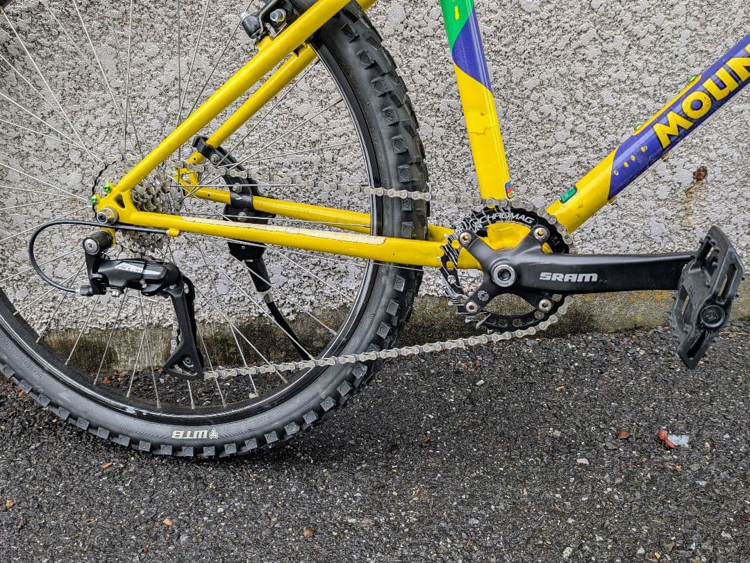 panasonic mountain cat クロモリ　oldmtb