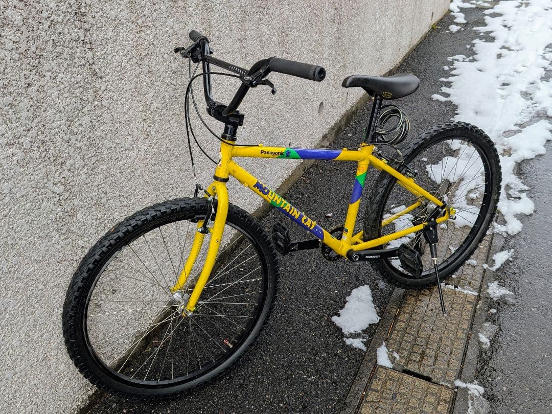 panasonic mountain cat クロモリ　oldmtb