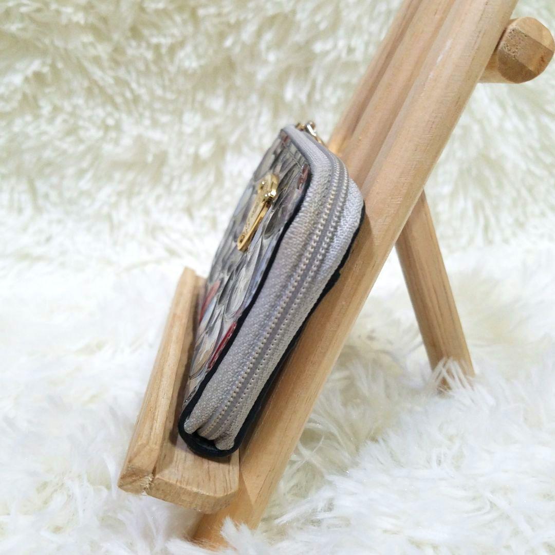 【極美品】ATAO ベル キーケース ミニ財布 ハート柄 3連