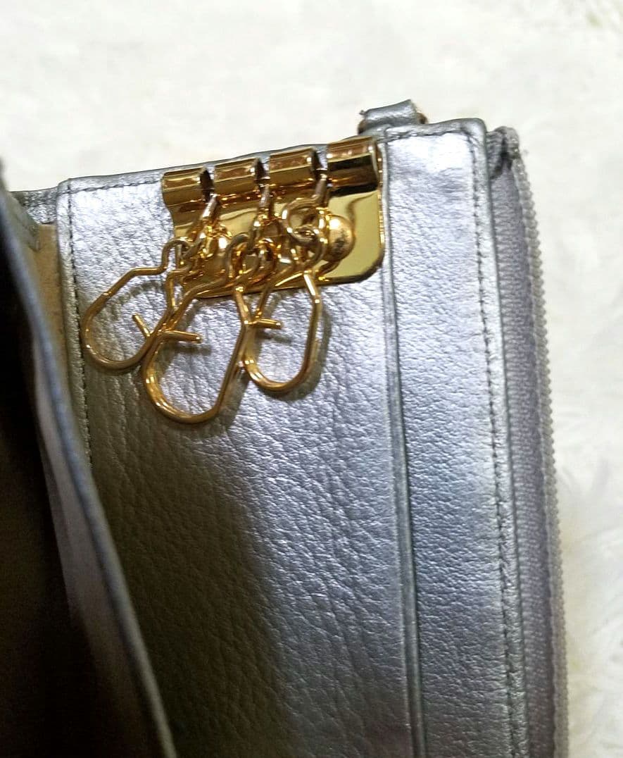 【極美品】ATAO ベル キーケース ミニ財布 ハート柄 3連