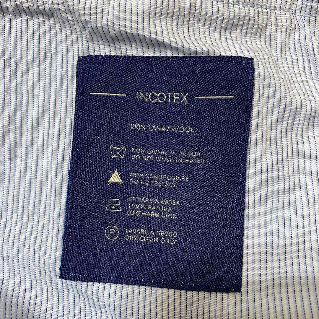 INCOTEX 希少サイズ56 1ATX36 ウール スラックス ノープリーツ