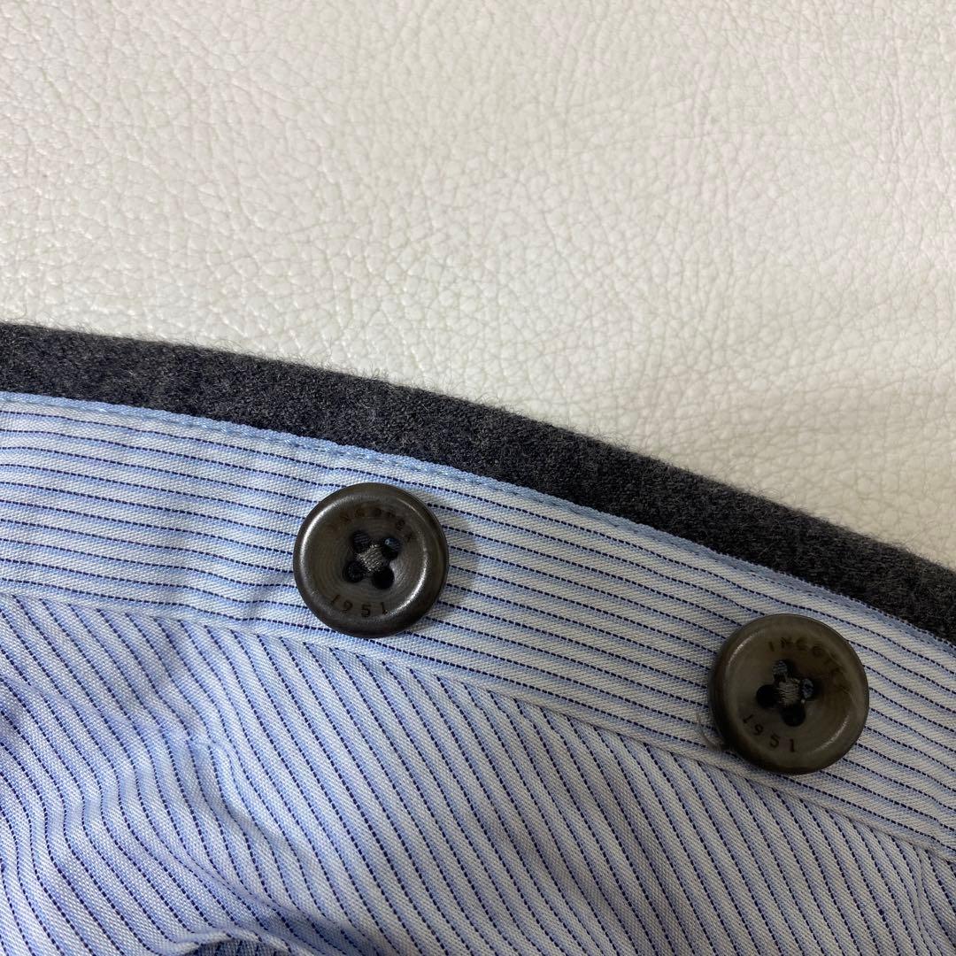 INCOTEX 希少サイズ56 1ATX36 ウール スラックス ノープリーツ