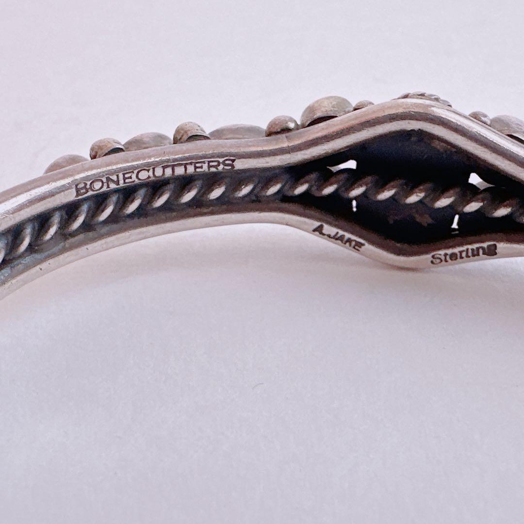 ヴィンテージ　ナバホ　ターコイズ　マルチカラー　バングル 【J879】